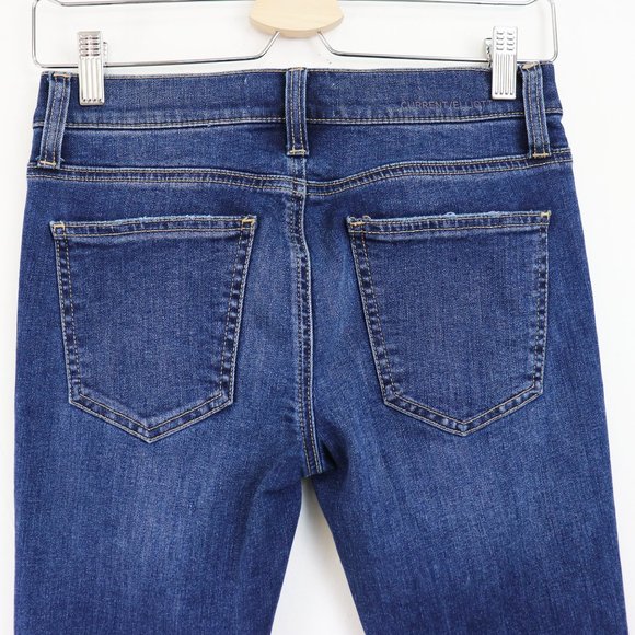 Current Elliott Stiletto Jeans Worn Stretch Indigo - Picture 7 of 8